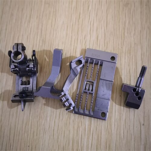 新品银箭F007三针五线绷缝机平坎门板针位 E1826针板牙Z齿压脚针