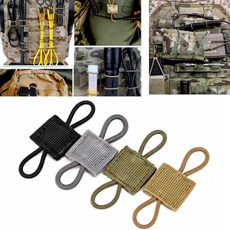极速Tactical Molle Elastic Rizbbon Buckle Binding Retainer A