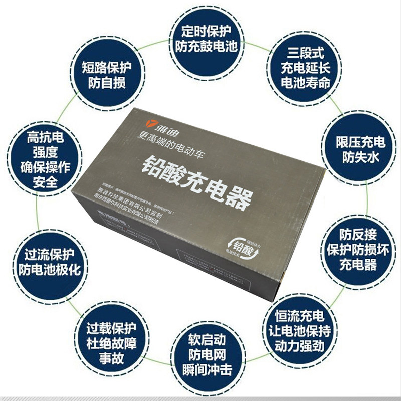 极速雅迪电动车原装充电器原厂专用48VA12Ah20Ah60v72V20Ah特能款