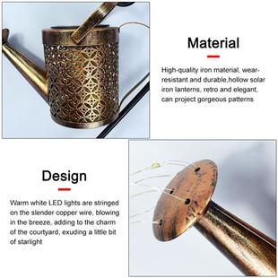 Sprinkles Can OrnamIent Lamp Gard 极速Solar Outdoor Watering