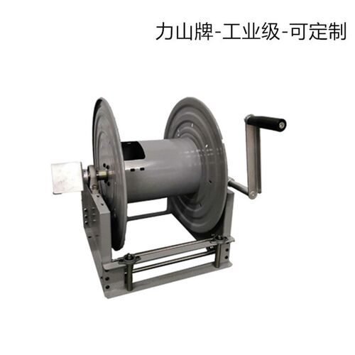 极速不锈钢手摇电缆卷盘电鼓无人B机电线盘工业卷筒自动收线器100