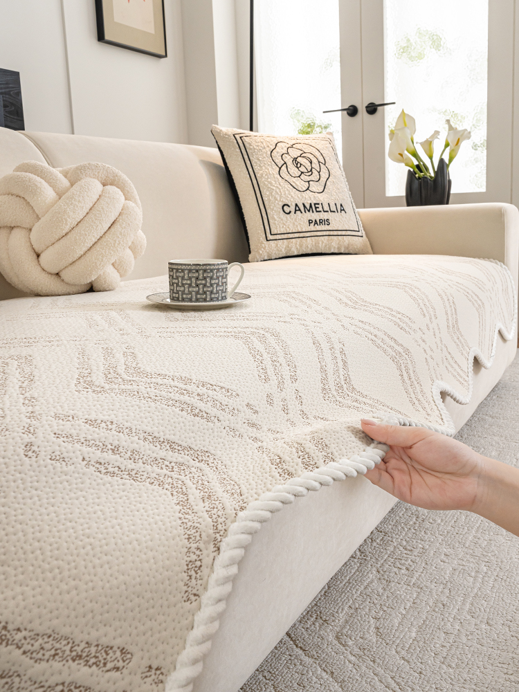 轻奢高级感沙发盖垫四季通用防猫抓沙发垫子2025新款沙发坐垫盖布