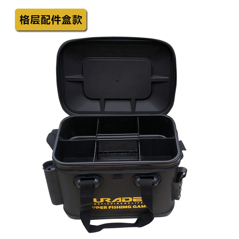 热销2021新款路亚箱多功能eva钓鱼箱 加厚O筏钓箱 矶钓饵料箱工具