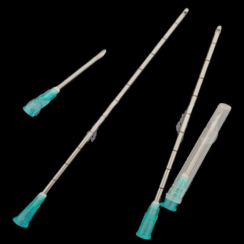 热销加长钝口针14g120mm圆头14g100mmL带刻度顿针侧开口钝针实验