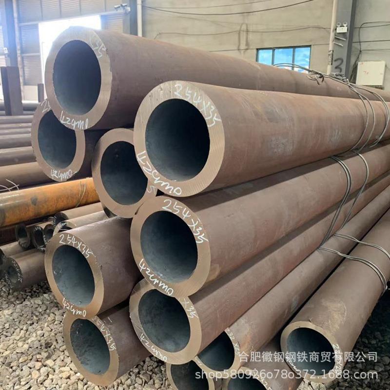 芜45号无缝钢管377湖 426 现530 405大口径热轧45YLX#无缝管货切