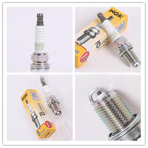 装汽车摩托车花塞NG566K原LKR6火B-1Z0E 816GP双铱金火花塞