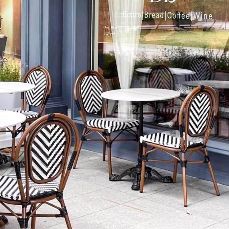 复古户外藤椅椅阳商业街餐厅休室外藤编桌法式闲咖啡台藤编餐椅厅,商业/办公家具,商用藤编家具,淘宝优惠券,粉丝福利购,淘宝优惠卷