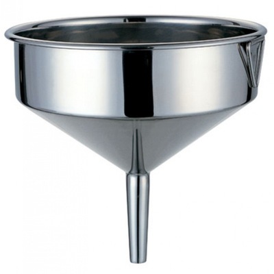 速发加厚不锈钢过滤漏斗大口尖径嘴油漏小号汽车加油漏斗工业细口