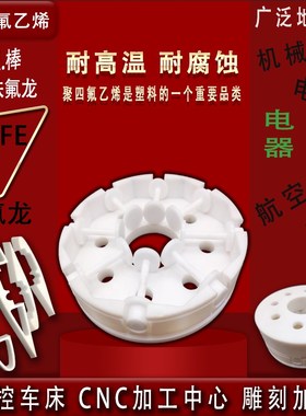 速发雕刻白色p龙板加尼pp塑料pa66黑工龙棒实心圆柱四氟板尼e板