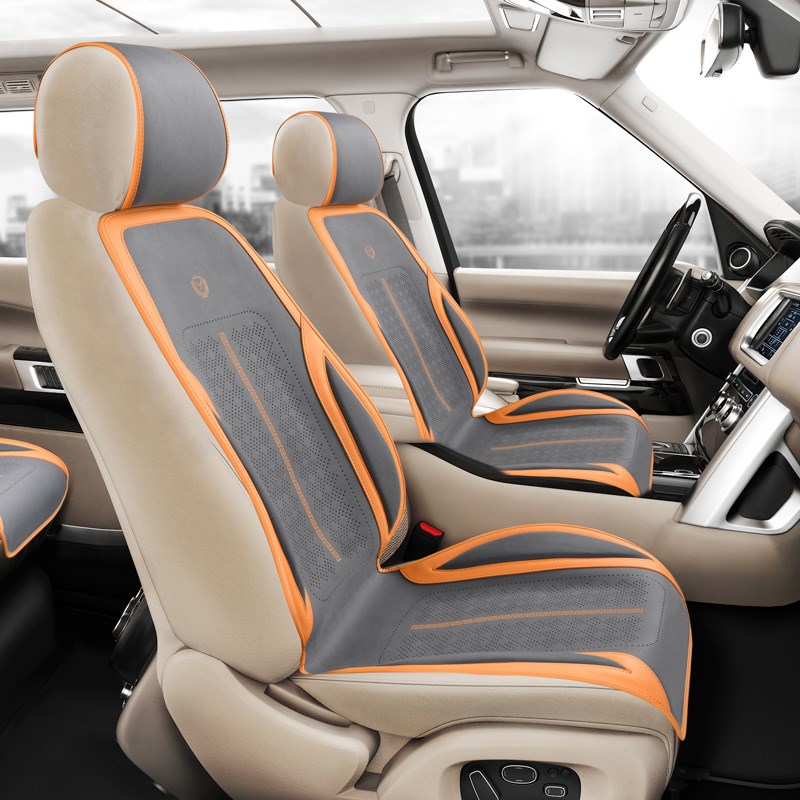 速发天艺美坐途汽车狮垫通风透气四季通用简克萨斯雷约黑