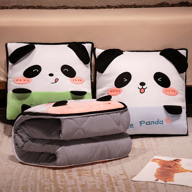 速发抱枕被子两用载公午室睡毯子枕头空调被二合一汽车办靠垫靠枕