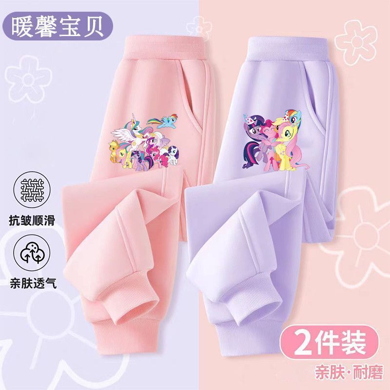 女童卡通可爱长裤休闲裤运动裤秋