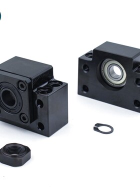 速发方形1-丝杠支座支架固定LEB41 LEC41 LEB51珠6 8 滚0 12 15 2