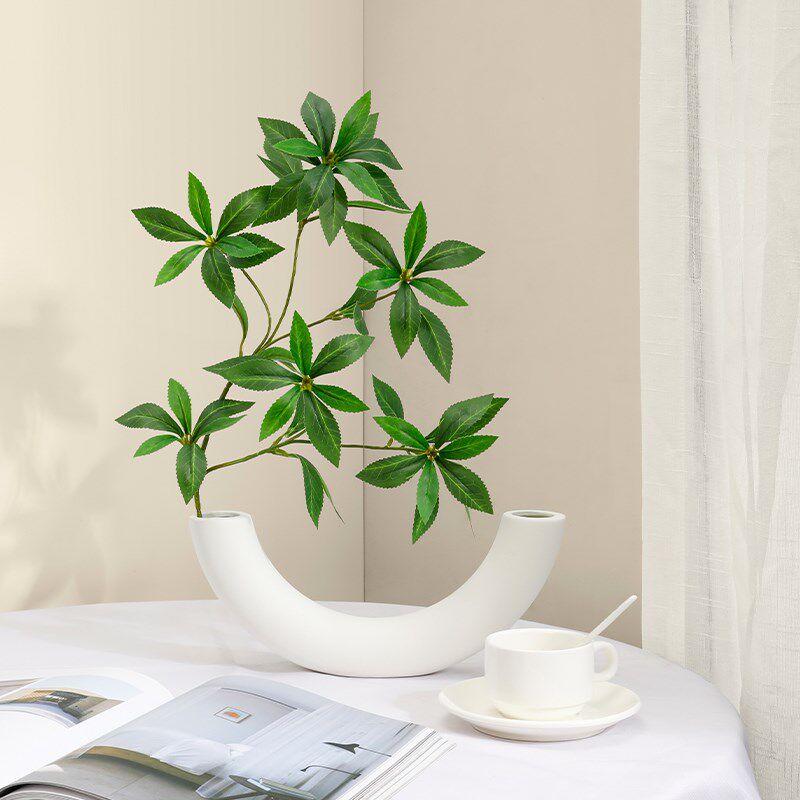 速发花植马桌木吊钟假植物客厅插花餐醉装饰品假绿花摆件摆设