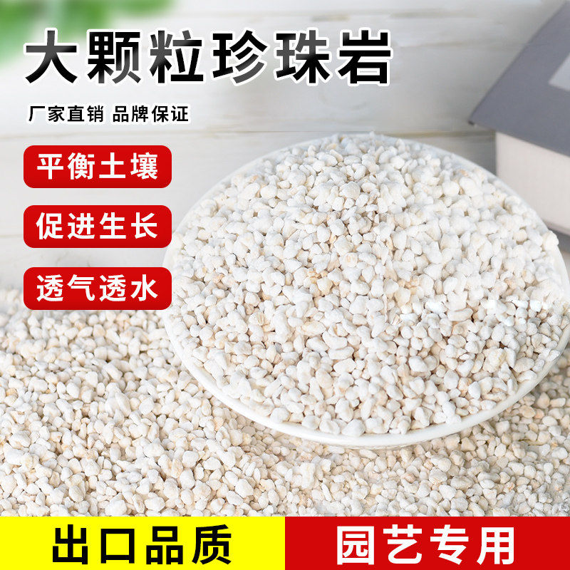 速发园艺珍珠岩蛭胀养花用大颗粒膨石月季兰花植料盆栽多植种肉营