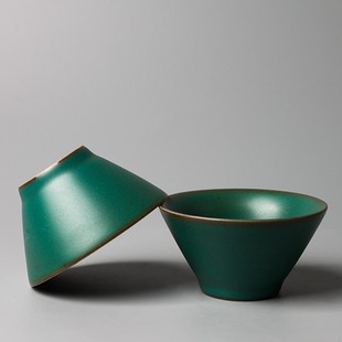 速发日复粗陶德夫品茗杯景功镇式古手工陶瓷茶杯茶盏个人杯斗笠小