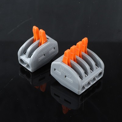 速发可连装电线接线器快接头组接神器快速接线端接对子头分并线器