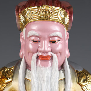 速发纯铜土地公公家像供奉爷用土地神福德正神像土地公铜摆件