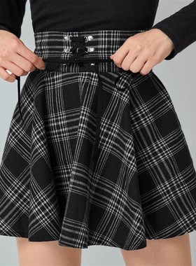 速发Sprig Sumr Wo Skirts 2021 HigS Wst r htyle Pl