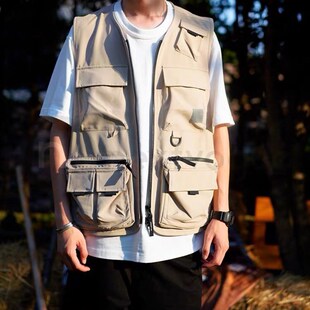 速发24新款外穿机能工男反光马多装防水拉链宽松立体甲口袋战术外