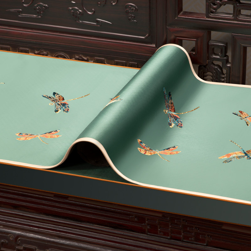 速发实木沙发全巾罗汉床垫坐盖盖布新中式子垫高级感红木家具盖布