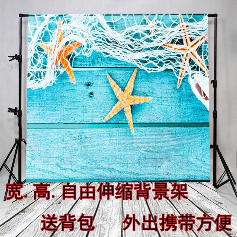 速发摄影棚背景架架2.8X.2米背景材 手动摄影用淘像摄影器布支架
