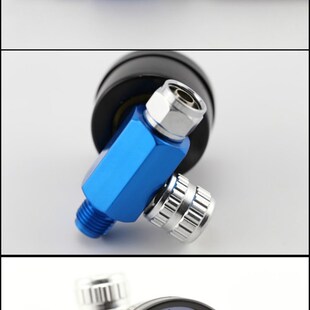 喷漆枪调压表气压调节阀枪尾压力表稳压表喷枪通用枪尾压力表