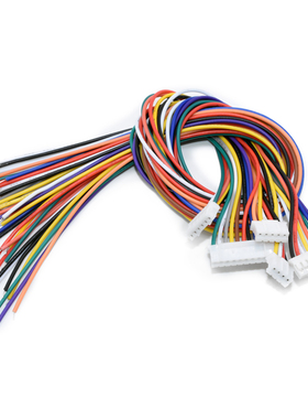 PH2.0mm电子线端子线单头镀锡彩排线连接线2位/3/4/6/8/9/10P30cm