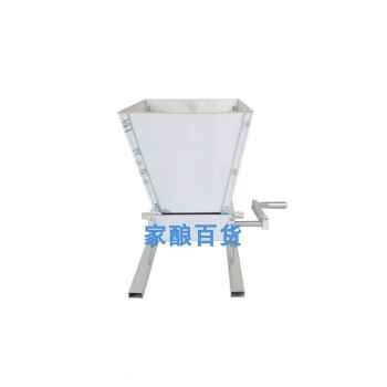 新品新款家酿啤酒麦芽粉碎机手摇对辊研磨机破碎电钻小型原料磨品