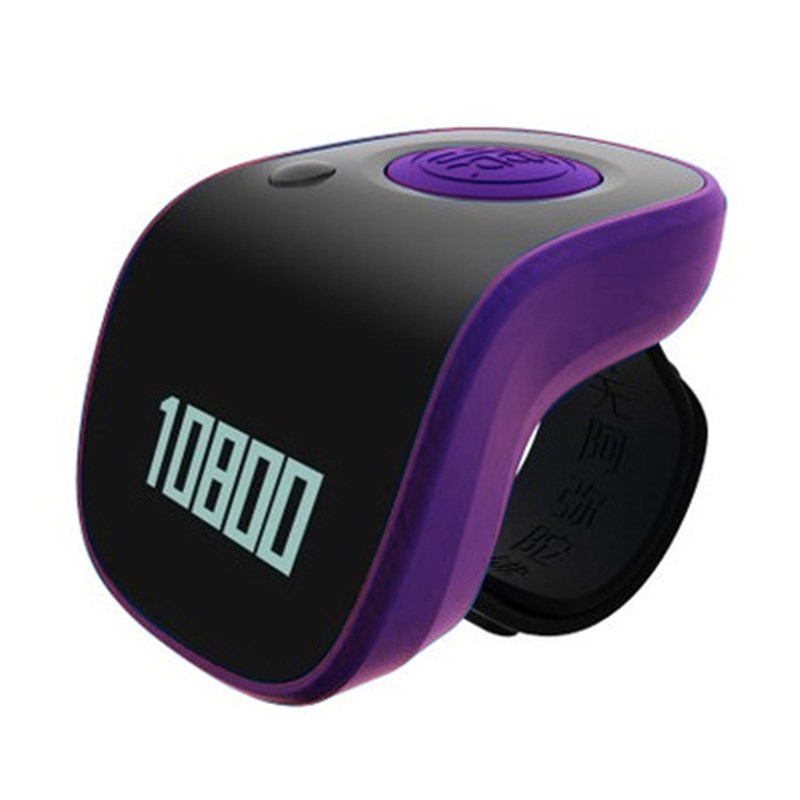 智能蓝牙夜光电子数m显器戒指型充电九通道防清零点数器点按统计