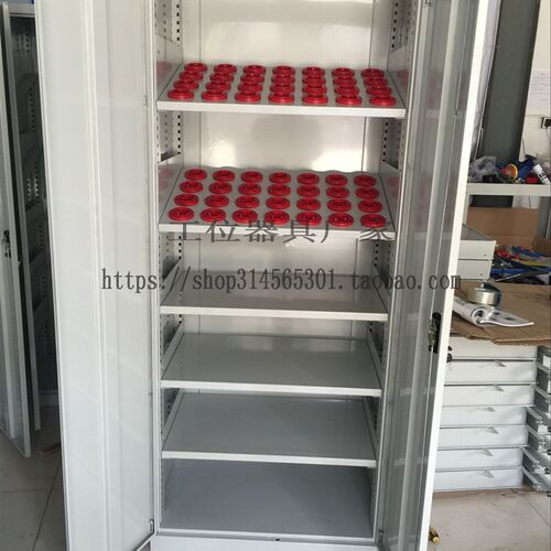 双开门刀具管理车柜 BT40五金工具车柜 带锁刀具柜 刀具座刀具架