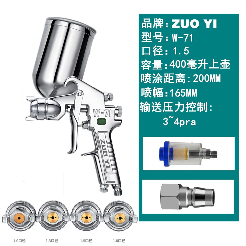 进口原装W-71喷枪 W-101/77喷漆枪汽车家具木器面漆油漆喷抢