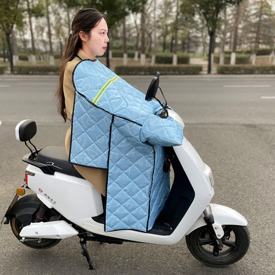 电动车挡风被夏季加大加宽侧翼遮阳防晒防水电车电瓶车四季罩薄款