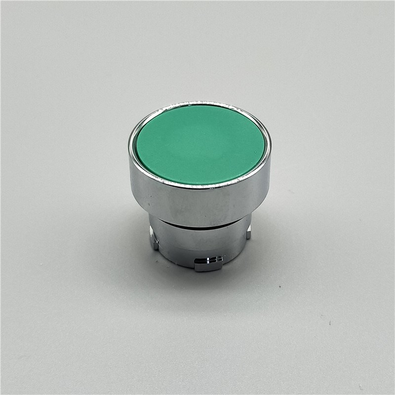 XB2平头金属复位按钮开关头部配件ZB2-BA1C 2C 3C 4C 5C 6C