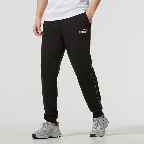 Puma/彪马官方正品冬季新款男士针织加绒保暖休闲长裤685331-01