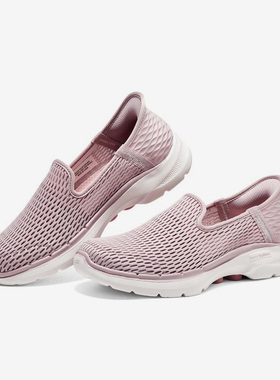 Skechers/斯凯奇正品2023春季新款透气一脚蹬女子运动休闲鞋