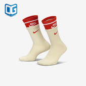 耐克正品 Everyday Plus男女中筒运动袜一双装 Nike FN3148 100