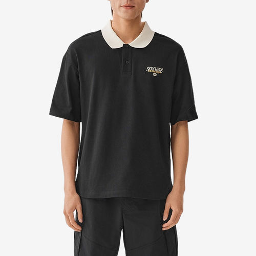 Skechers斯凯奇正品Polo男宽松短袖休闲运动翻领衫L225M086-0018