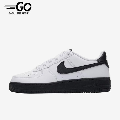 Nike/耐克正品AirForce1新款儿童白黑色经典校园板鞋CT3839-121