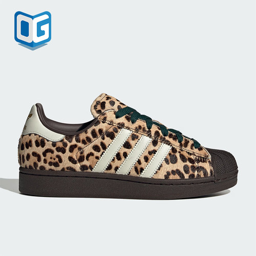 Adidas/阿迪达斯正品三叶草女士运动经典时尚图案复古板鞋KI4203