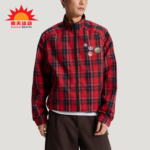 Adidas/阿迪达斯正品三叶草男士透气休闲双面穿运动夹克KT6368