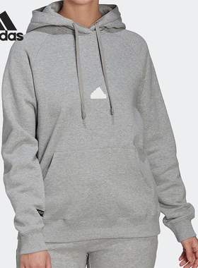 Adidas/阿迪达斯正品冬季新款女子休闲加绒保暖卫衣HG4358