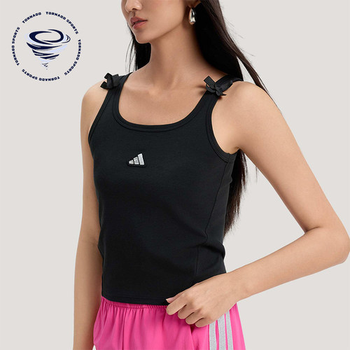Adidas/阿迪达斯正品DCE TANK女士运动针织时尚修身背心T恤KS5318