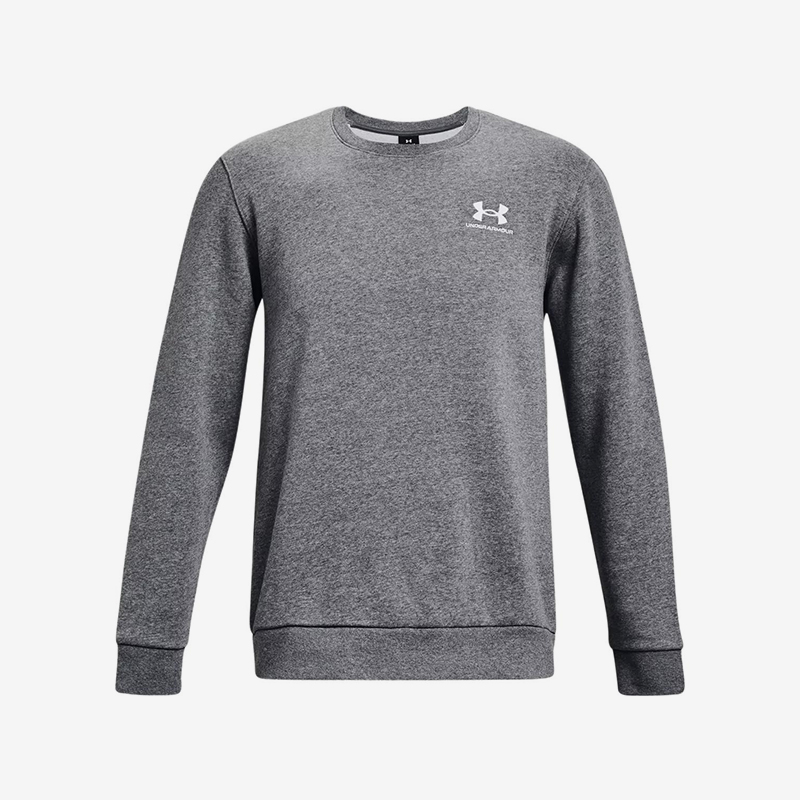 UA/安德玛正品2025新款男子运动休闲圆领卫衣套头衫1374250-012