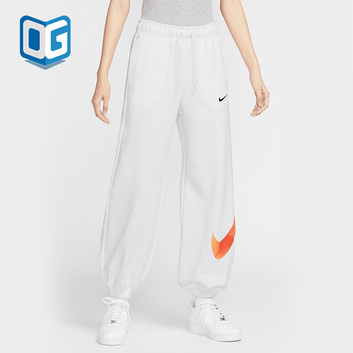 Nike/耐克正品Sportswear女士中腰针织透气经典长裤IF0394-100
