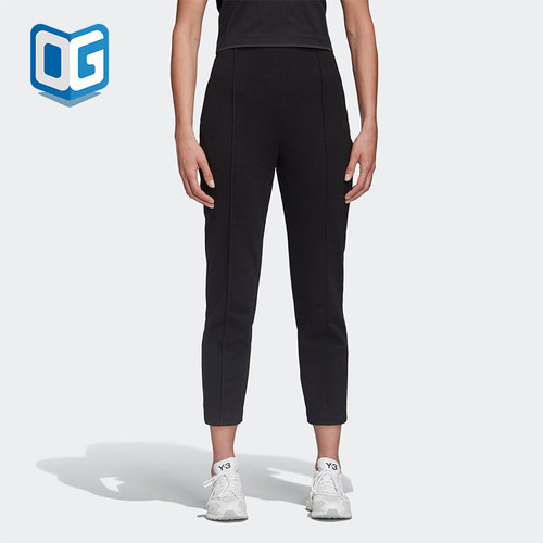 Adidas/阿迪达斯正品Y-3女士时尚高腰弹力针织休闲长裤FN3441