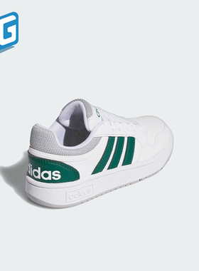 Adidas/阿迪达斯正品TENIS HOOPS儿童轻便透气休闲板鞋IG3830