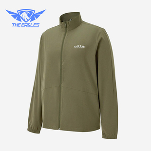 JACKET男女经典 Adidas WOVEN 复古立领夹克JN4915 阿迪达斯正品