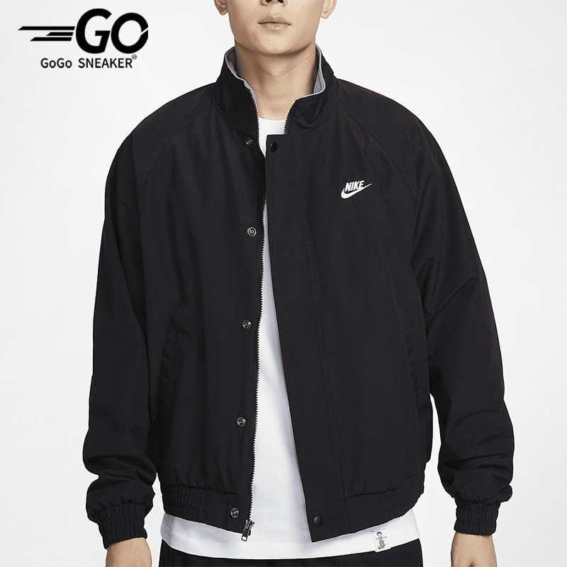 耐克男士摇粒绒里料加绒夹克