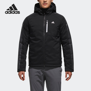 保暖运动连帽户外休闲羽绒服DM1965 男子新款 Adidas 阿迪达斯正品